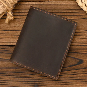 Xajzpa Leather Short Wallet Men Wallet Fashion Luxury Brand Male Bussiness Purse Coins Design Vintage Wallet